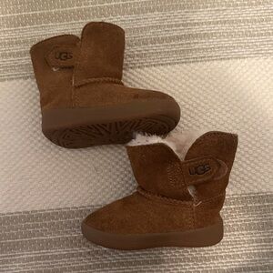UGG Kids Tan Suede Boots